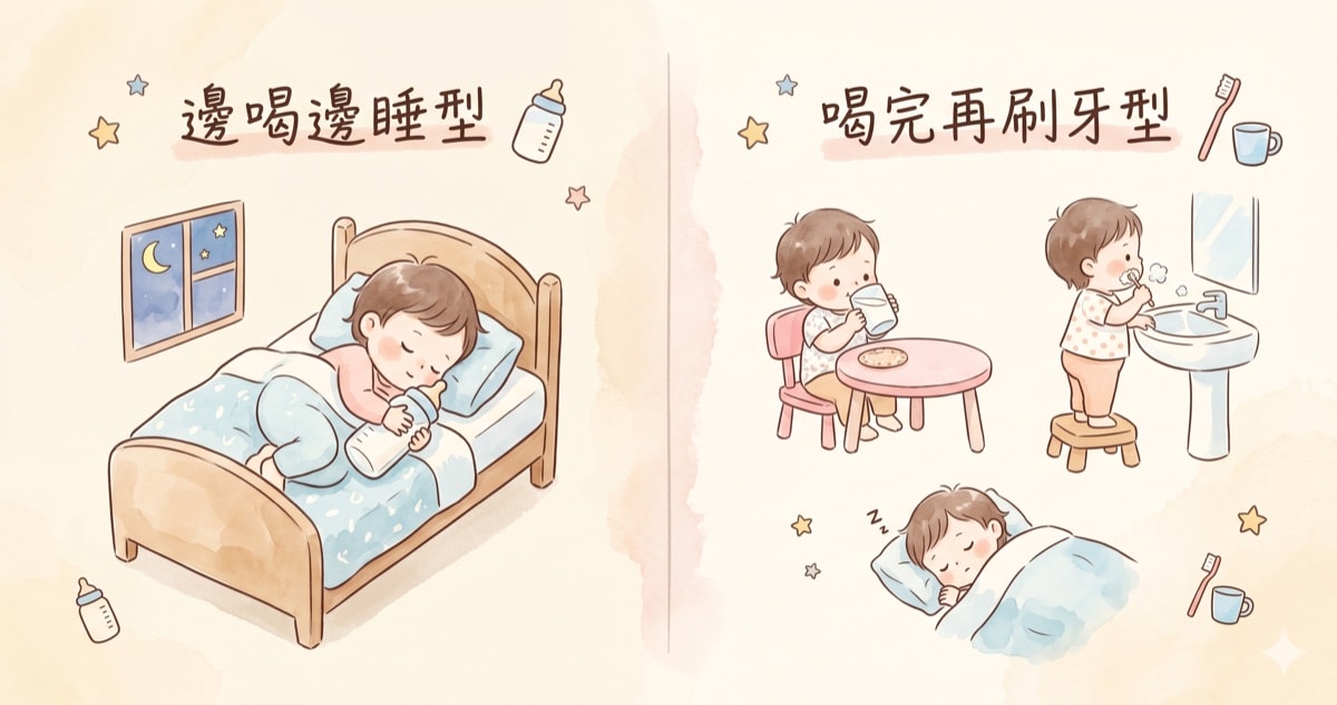 寶寶睡前奶類型比較