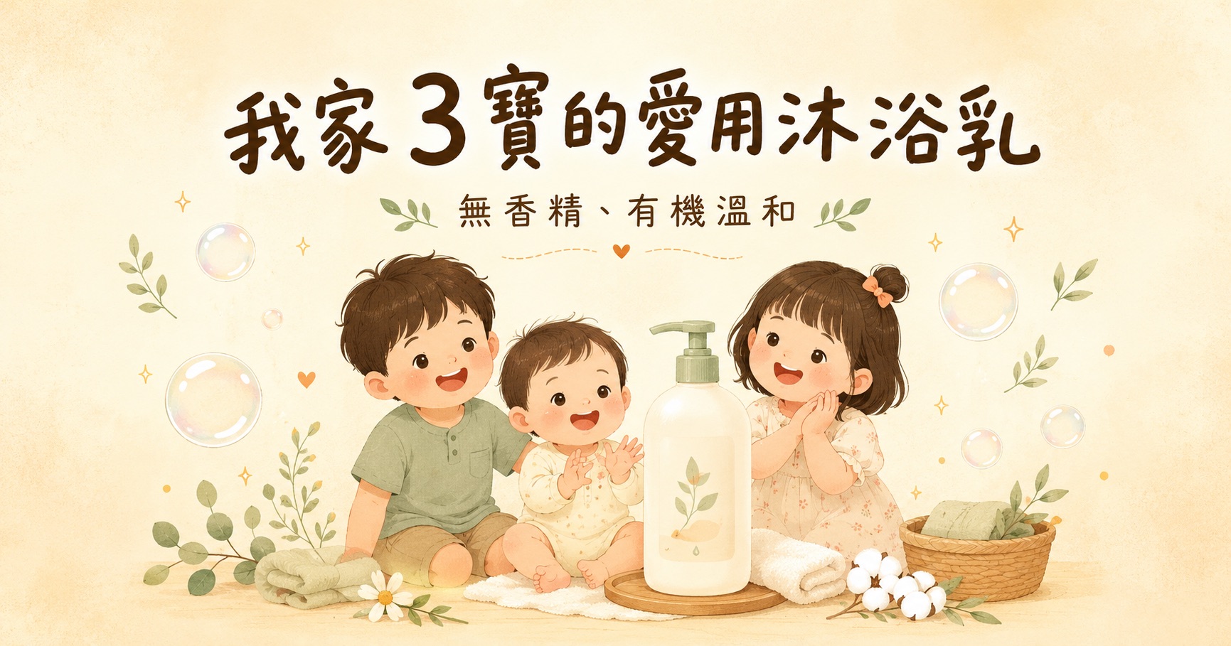 【育兒知識】寶寶沐浴乳怎麼選？香精、塑化劑要避雷，遠離性早熟風險一次看懂