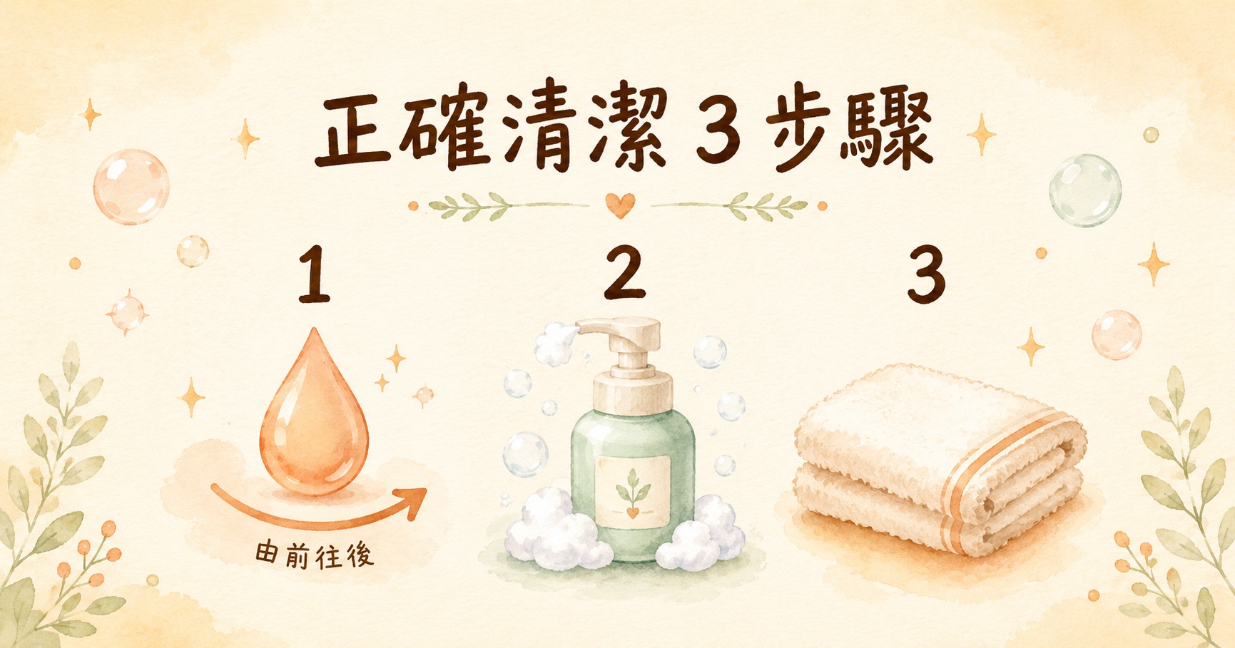 小女孩私密處清潔全攻略｜戒尿布後妹妹癢癢怎麼辦？分齡照顧＋derma 兒童私密潔淨慕斯這樣用