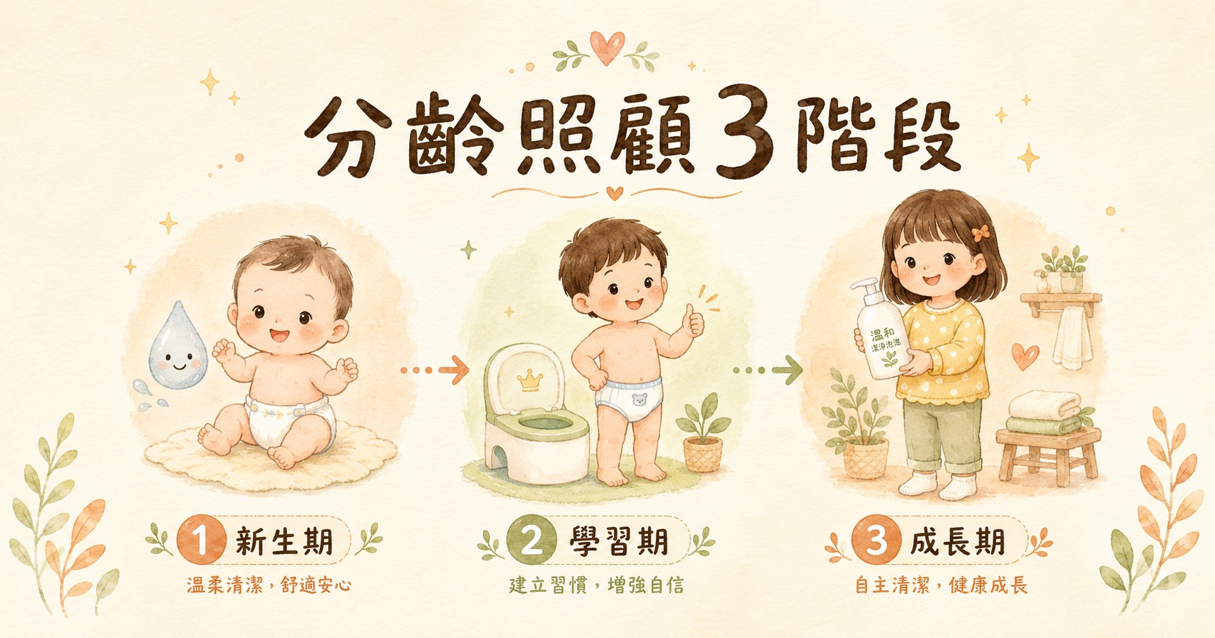 小女孩私密處清潔全攻略｜戒尿布後妹妹癢癢怎麼辦？分齡照顧＋derma 兒童私密潔淨慕斯這樣用