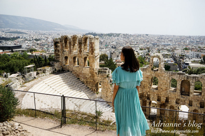 【環遊歐洲68天】Day13 雅典Athen。衛城Acropolis(帕德嫩神殿、阿提庫斯劇場、伊瑞克提翁神殿、戴奧尼索斯劇場)→ 宙斯神殿