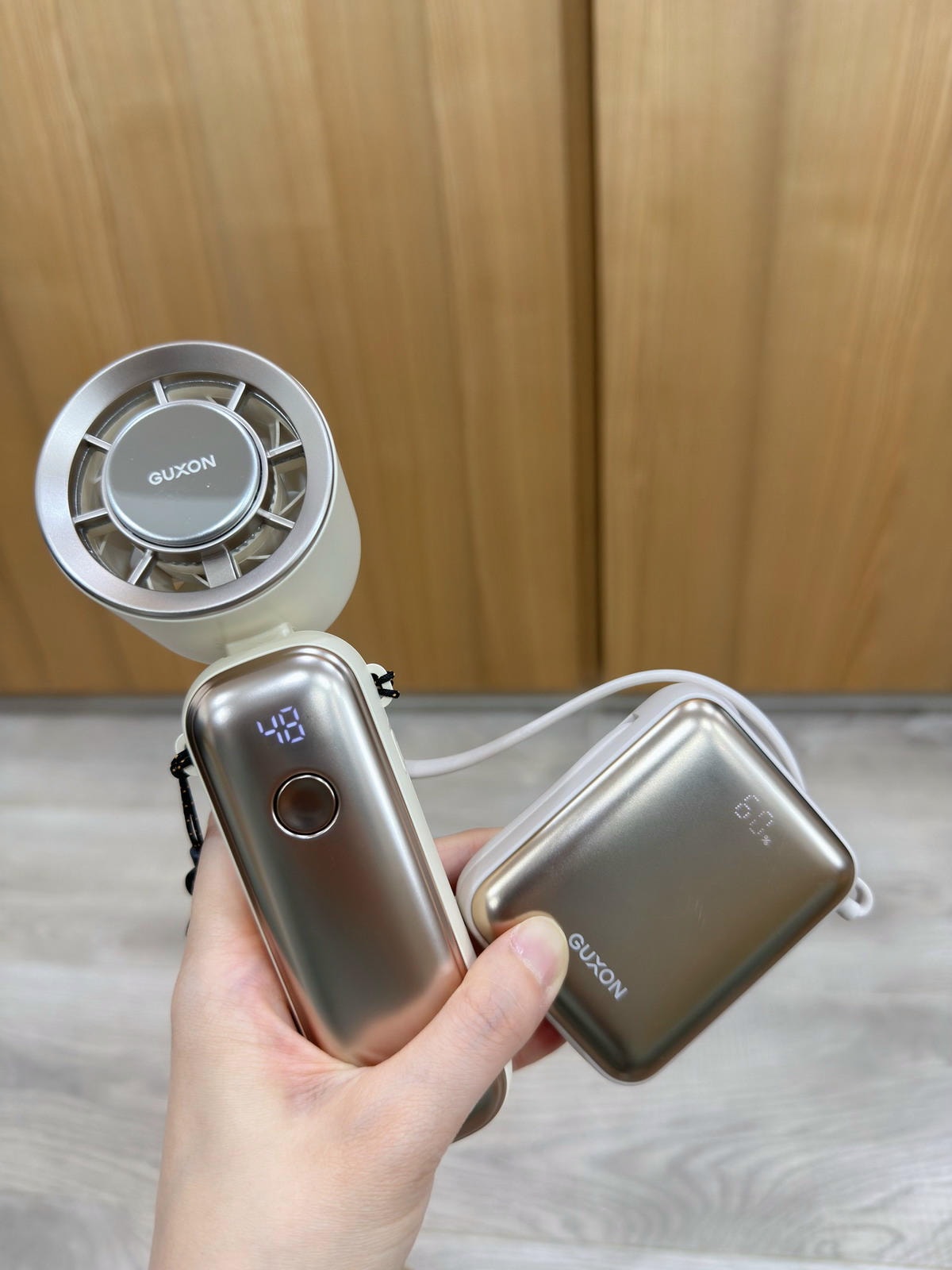 【團購】地表最美GUXON 巧冰扇/輕巧迷你GUXON巧方塊雙線行動電源(下次開團 )