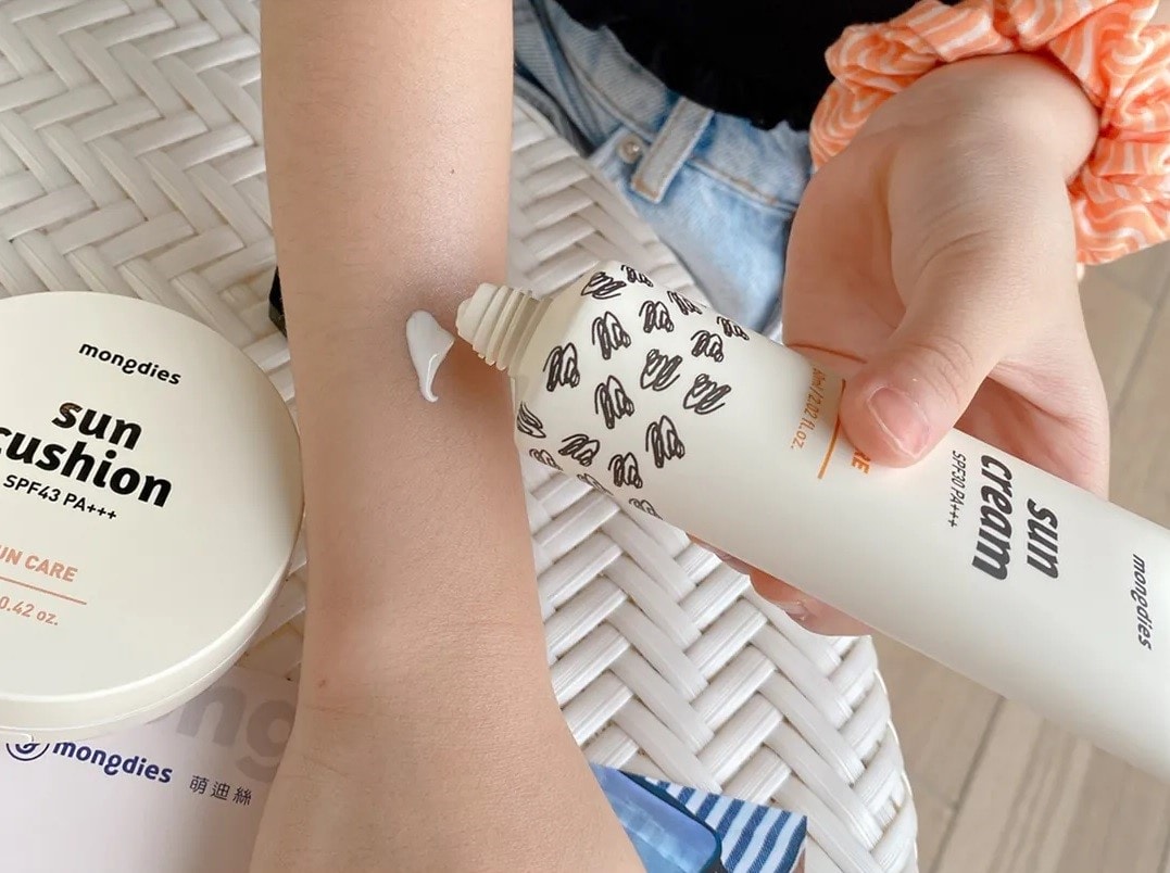 【團購】韓國mongdies神經醯胺寶寶系列(珍珠奶茶防曬粉餅/防曬棒/防曬乳/曬後凝膠)下次開團