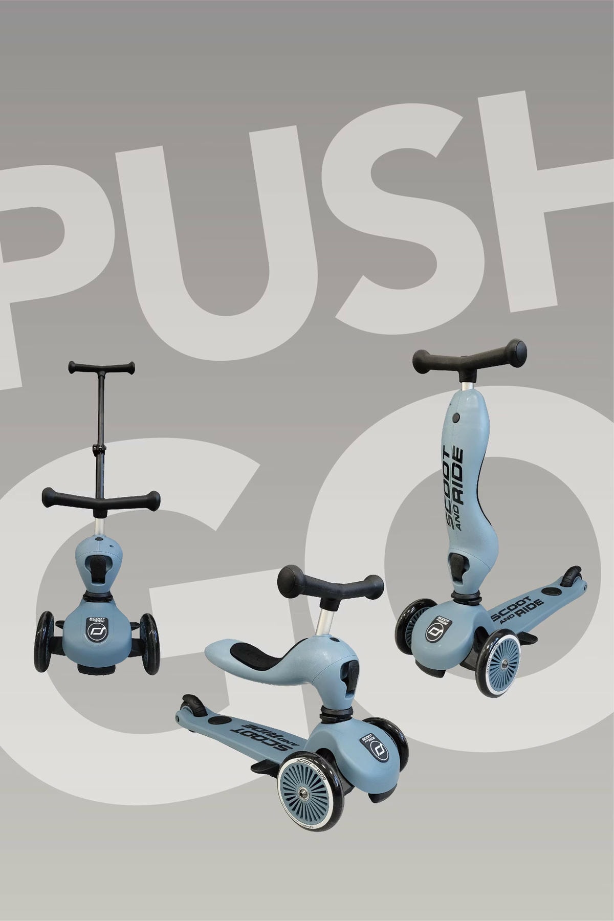 【團購】奧地利Scoot&Ride Push&Go滑步車/Kick3炫輪滑板車/Kick5 LED滑板車/護具/Vespa電動車(下次開團 1/13)