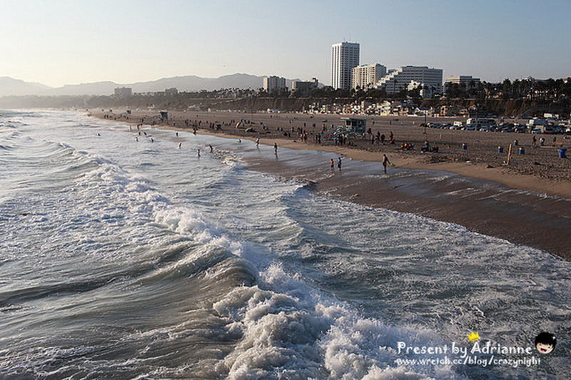 【圓夢♥美國】Day21 悠閒自在Santa Monica Beach